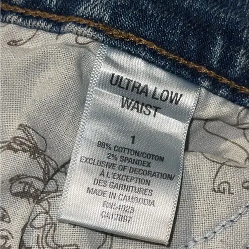 Old Navy  Special Edition Ultra Low Waist Denim Maxi Skirt Y2K Size 1 NWT - Image 6