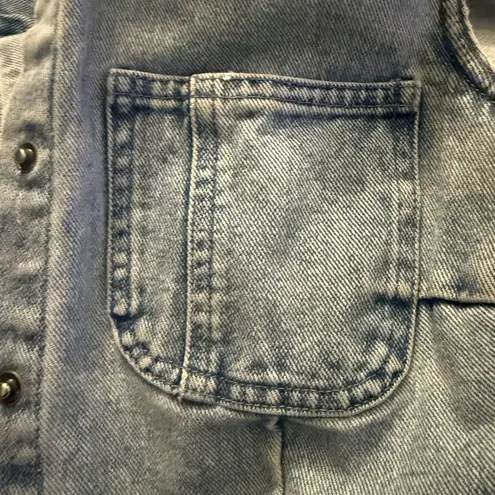 Newport News Vintage Jeanology Light Blue Denim mini dress