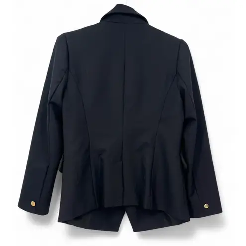 House of Harlow | S | Blazer Jacket Gold Buttons Black Double Breasted Women's