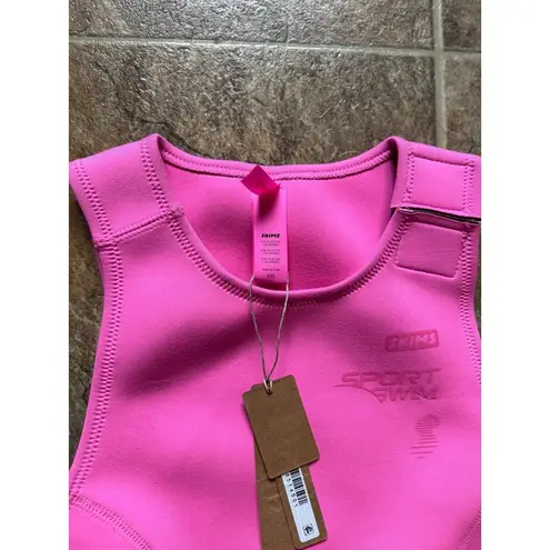 SKIMS Sport Swim Mock Neck Top Taffy Size XXS