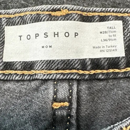 Topshop  Women's Mom Jeans, Size W28 Tall, Like New
