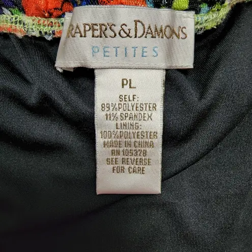 draper's & damon's Tropical Oasis Lace Skirt Size LP