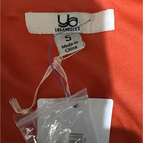 YA Los Angeles Boutique Dress ~ Short Sleeve Shift Dress ~ Small ~ Orange