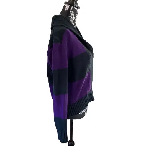 American Living Heavyweight Cable Knit Cardigan Horn Button Sweater Winter