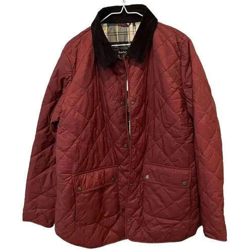 Barbour NWT Pilton Quilted Jacket In Chestnut (US/14)