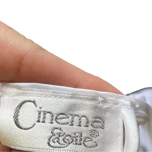 Cinema Etoile Y2K White Cottagecore Bridal Angelic Lingerie Robe Slip Dress Set Size L
