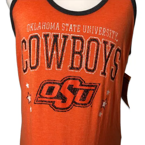 Rivalry Threads NWT OSU Oklahoma State University Cowboys Orange Black Racerback Tank Top New