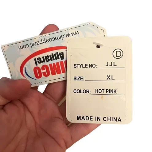 Dimco Apparel Newport Rhode Island Blue Hooded Windbreaker Coat NWT Size XL