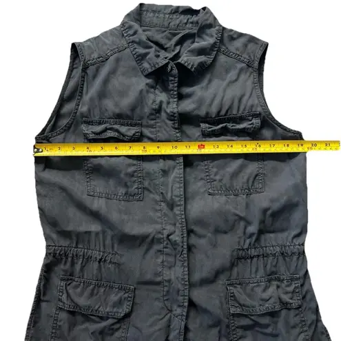 Buffalo David Bitton Women's Tunic Vest Small Cargo Gorpcore Utility Lightweight