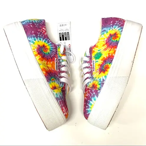 Superga NEW  2790 Tie Dye Platform Sneakers.