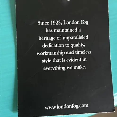 London Fog New Vegan Leather Shopper Tote with Floral Scarf Purse Fob