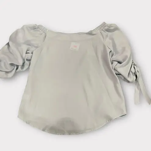 Vine & Love Periwinkle Off the Shoulder Blouse