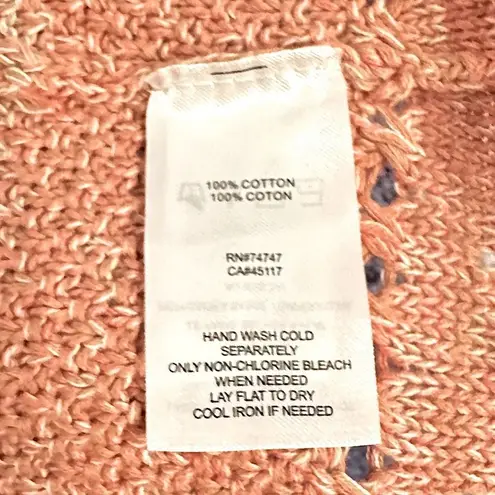 Natural Reflections Multi Color Striped Long Cardigan Size Large