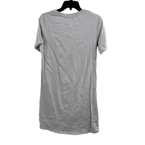 n:philanthropy Leonardo Knot Front Short Casual Shirtdress Grey Small New