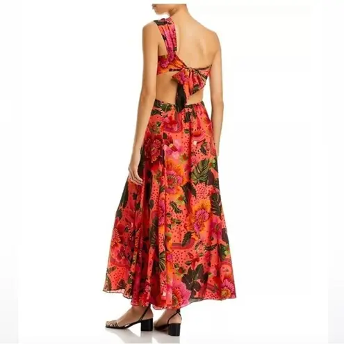 Farm Rio Blooming Garden Dress in Multicolor Small Womens Long Maxi Gown