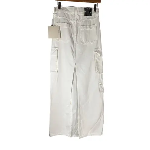 MOTHER SNACKS! The Fun Dip Cargo Maxi Skirt Natural Size 25