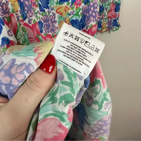 Faithfull the Brand aithfull the Brand | Colorful Floral Mathilde Midi Dress Size 4