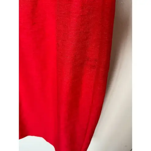 Bardot Women's Devlin Twist Dress in Lipstick Red Fully Lined Back Zip Size 6