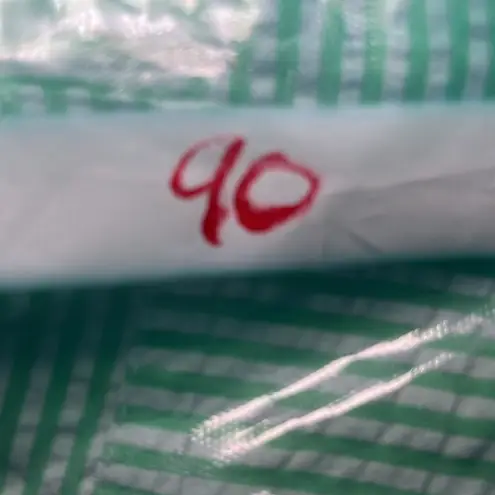 Cape Madras Patchwork Cotton Shorts Green White Size 6