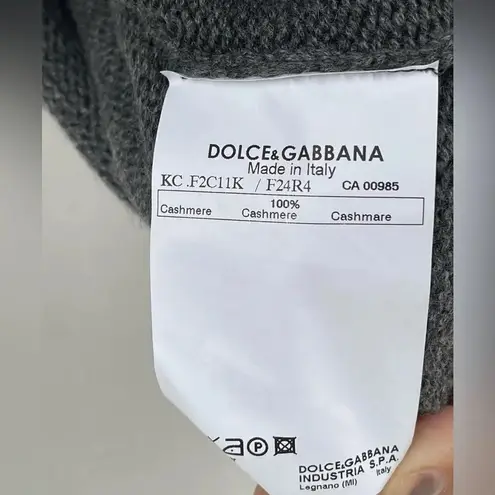 Dolce & Gabbana cashmere preppy aesthetic knitted cardigan 44/8
