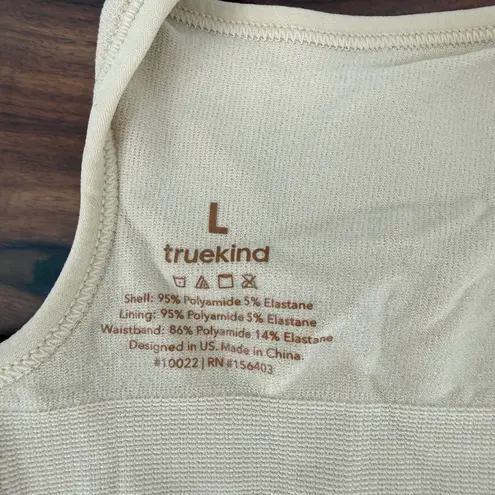 TrueKind Daily Comfort Wirefree Shaper Bra Chai Size L Seamless Comfort Tan Size L