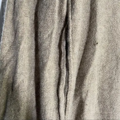 Skull Cashmere Sweater Tan Checkerboard Print S