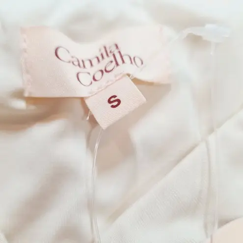 Camila Coelho Reyes Bodysuit in Beige Small