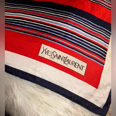 YSL Vintage YvesSaintLaurent Silk Scarf