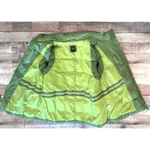 Gap  Vintage‎ Down Puffer Zipper Winter Washable  Vest Green MEDIUM Outdoor