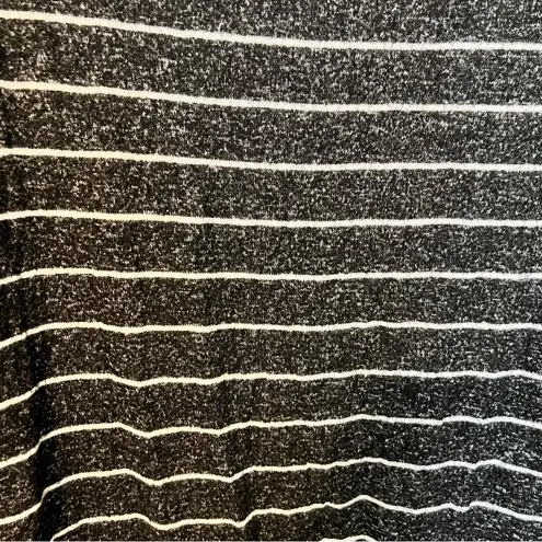 Pink Blush Grey White Striped Long Sleeve Top