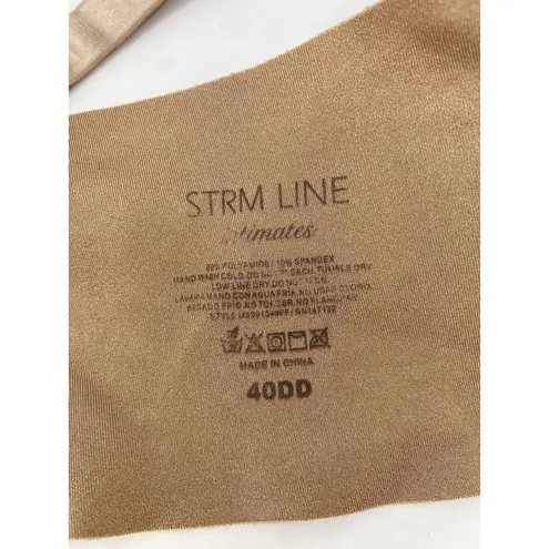 Strm Line Intimates Underwire Padded Full Coverage Bra Tan 40DD Brown Size undefined