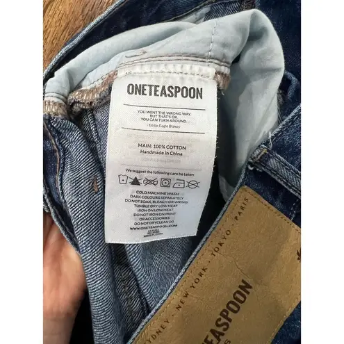 One Teaspoon  Frankie’s Jean Lightly Distressed Button Fly Size 26 EUC