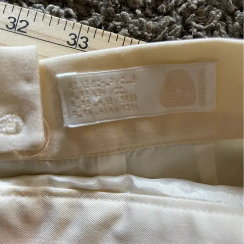 VTG NWT 80s Escada Margaretha Ley Cream Midi Skirt Midi Sz 42 Wool Blend READ