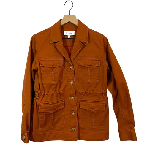 Derek Lam 10 Crosby Alison Utility Jacket with Drawstring Waist - Cinnamon - 2