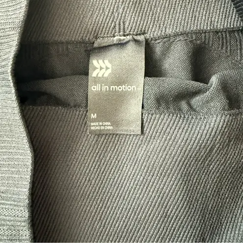 All In Motion Black Bike Shorts Seamless High-Waisted NWOT