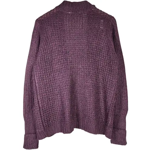 RD Style Montoya Open Long Sleeve Cardigan Dark Purple XS NWOT - Image 2