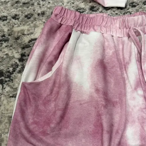 Pink Tie Dye Jogger Set