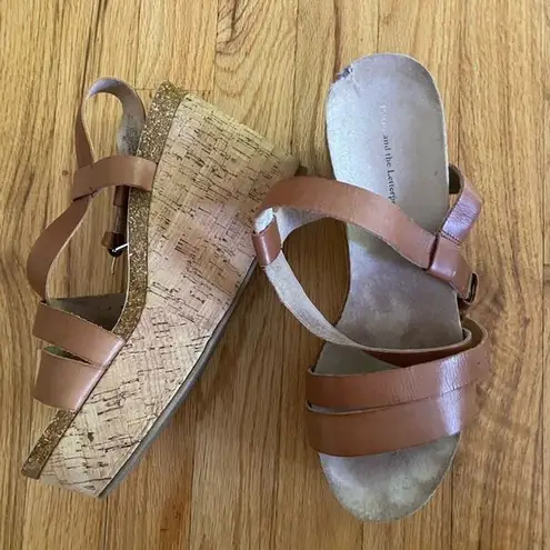 Anthropologie  Pilcro & Letterpress cork wedges