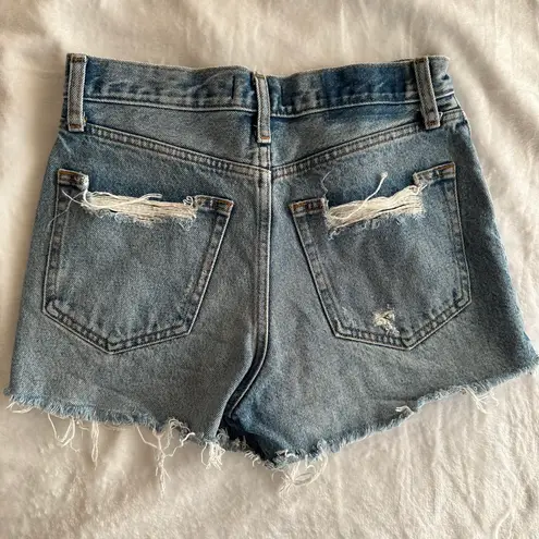 Abercrombie & Fitch Distressed Annie High Rise Shorts