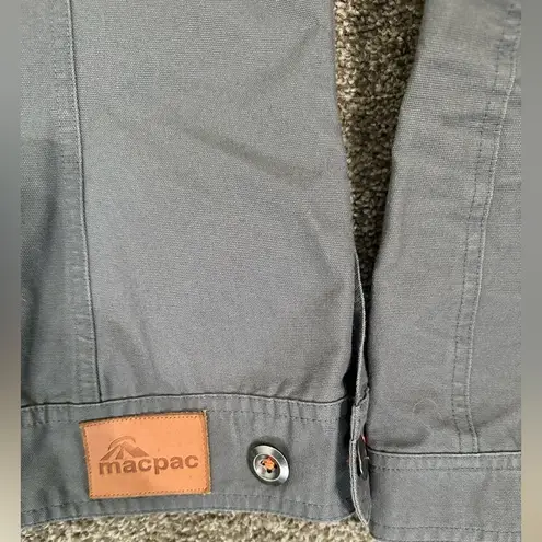 Macpac Women’s Canvas Jacket Gray Size 12