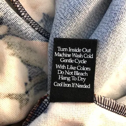 Fifty Street New Scalloped Floral Dress Halter Sleeveless Skater Mini Navy Multi