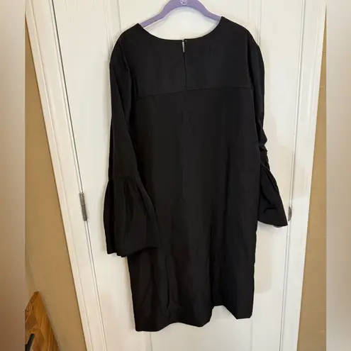 Free Assembly Black Dress with Bell Sleeves Size XXL