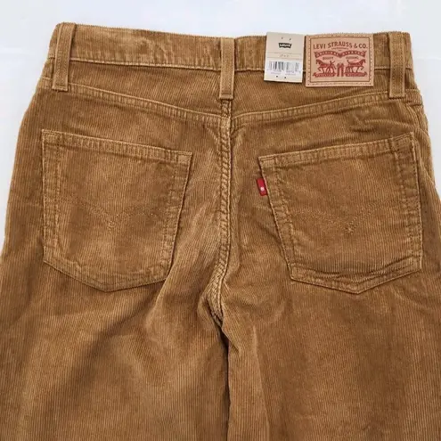 Levi's  Womens Size 27x31 Mid-Rise '94 Baggy Straight Corduroy Jeans - Dijon