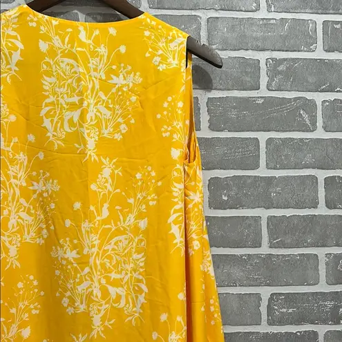 BORGO DE NOR Yellow Wild Bloom Printed Dress Women’s Size 10 SOLD OUT ONLINE