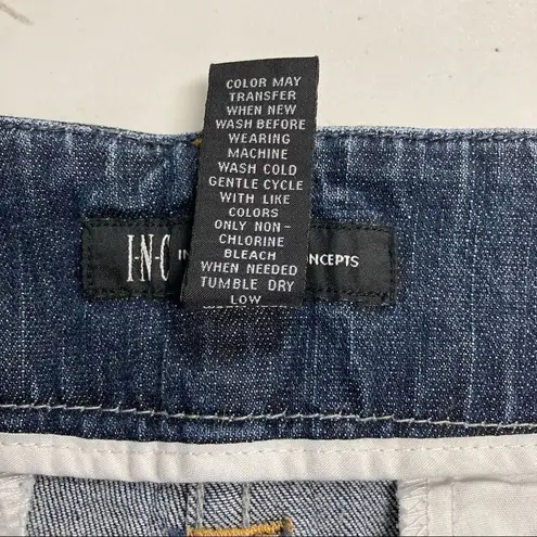 INC, International Concept, Women’s Jeans, Size 8, Blue, flare hem, 28” inseam Blue
