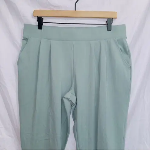Mondetta Blue High Waisted Pull On Stretch Straight Leg Pants size large