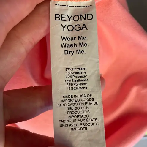 Beyond Yoga Spacedye Lost your mind dress in electric peach heather size S small