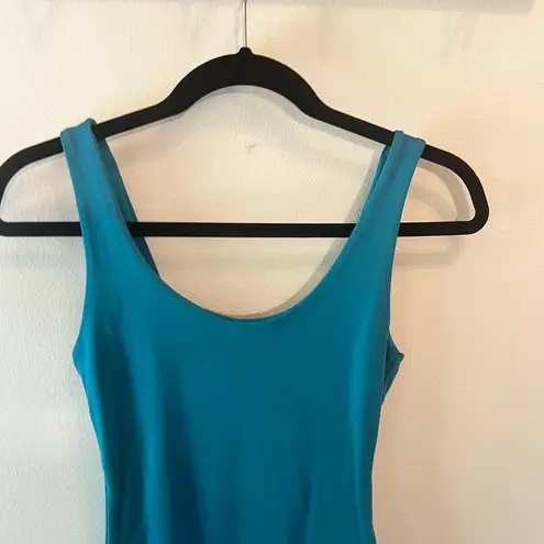 Sincerely Jules Womens Size Xs Teal Tank Top Bodysuit Soft Stretch Summer New
