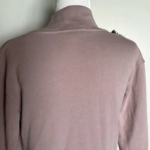 All Saints Drina Drape Zip Cardigan Jacket