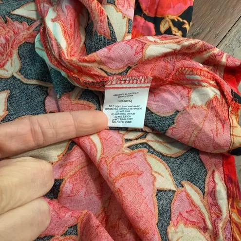 Abel the label Anthropologie Bright Floral Bohemian Maxi Dress ~ size XS ππ - Image 9